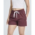 thumbnail image 2 of Real Essentials 3 Pack: Women’s Cotton French Terry Shorts Pockets - Casual Athletic Lounge (Available In Plus), 2 of 6