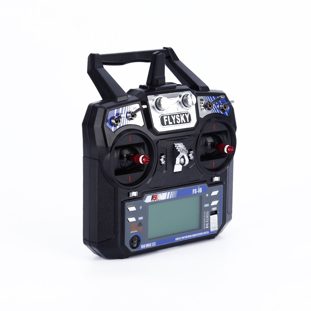 FS-i6 AFHDS 2A 2.4GHz 6CH Radio Transmitter & FS-iA6 Receiver for RC Heli Drone 