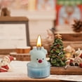 thumbnail image 4 of Linnome Christmas Scented Candle Set - 2 Snowflake Design Aroma Candles for Winter Home Ambiance Displays, 4 of 6