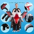 thumbnail image 5 of MAGOTAN Halloween Inflatable Dinosaur Costume Adult,Blow Up Skeleton Dragon Suit Men Women, Halloween Adults Funny Blow Up Lightweight & Flexible for Cosplay, Parades, 5 of 7