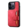 thumbnail image 2 of Nalacover Case Compatible with iPhone 13 Pro Max, Detachable Wallet Pocket with Credit Card Holder, Back Flip Premium Leather Magnetic Clasp Kickstand Cover For iPhone 13 Pro Max - 6.7", Red, 2 of 7