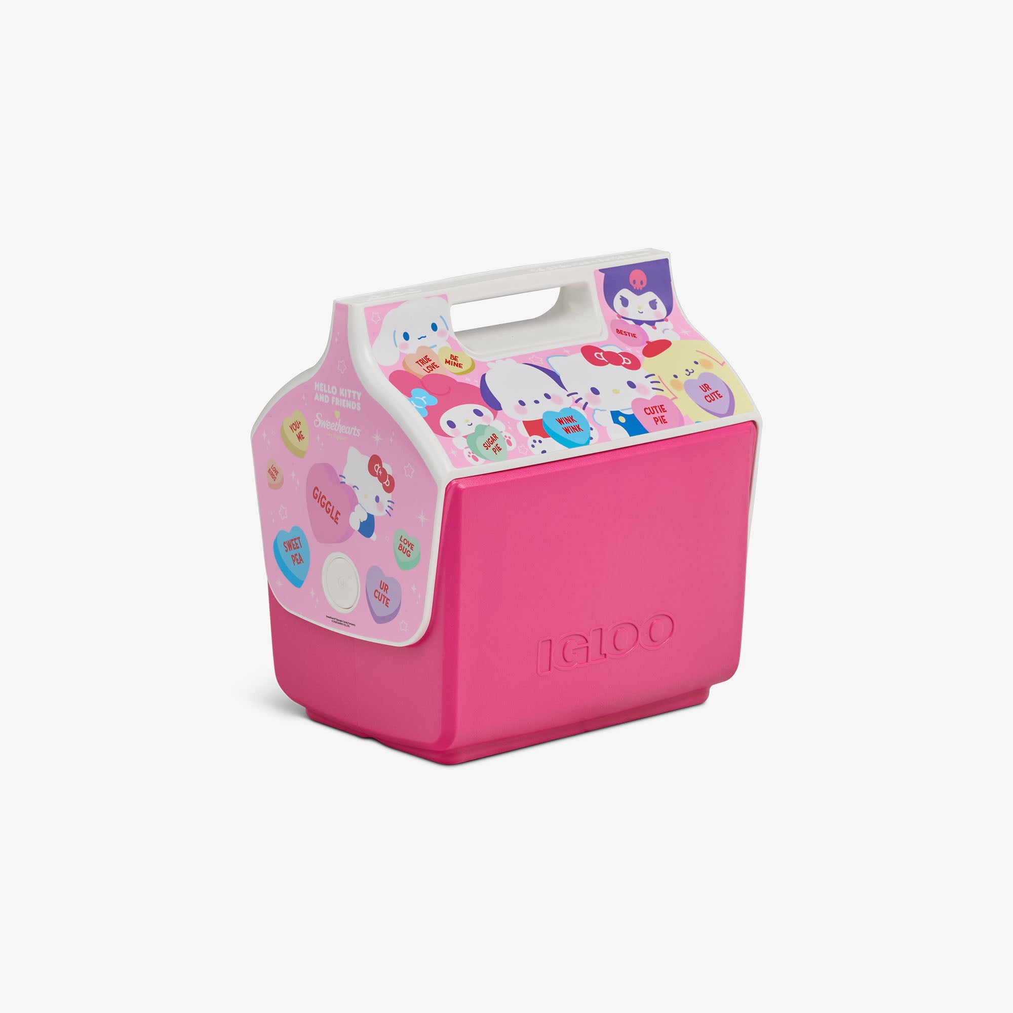 Igloo x Hello Kitty and Friends x Sweethearts Candies Little Playmate Hardside Cooler, 9 Can Capacity