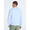 thumbnail image 3 of Free Assembly Men's Fleece Crewneck Sweatshirt with Long Sleeves, Sizes S-3XL, 3 of 5