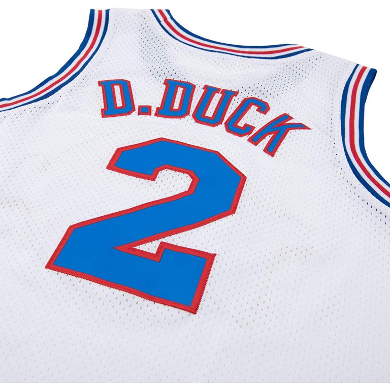  Mens Basketball Jersey #2 D Duck 90s Moive Space