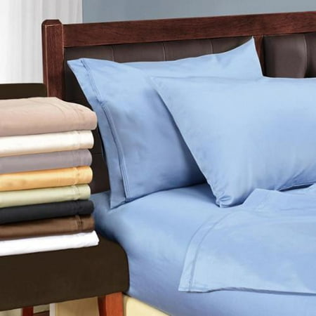 Egyptian Cotton 1500 Thread Count Solid Deep Pocket Sheet Set Cal-King