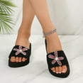 thumbnail image 5 of Mepaouo Womens Knit Slides Sandals Arch Support Yoga Mat Thick Cushion Wedge Slippers Slip on Shoes, 5 of 8