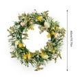 thumbnail image 2 of Easter Wreath Spring Wreaths for Front Door- Artificial Door Wreath for Front Door with Natural Vine for Home Decor, Easter Wreath, Home Decoration B, 2 of 8