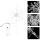 thumbnail image 5 of Adorno para la punta del árbol de Navidad GOOHOCHY con forma de copo de nieve y luces LED., 5 of 8