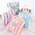 thumbnail image 2 of Toalla de baño de secado rápido, súper suave, agradable para la piel, absorbente, toalla de ducha multicolor, toalla facial, suministros de baño, 2 of 8