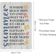 thumbnail image 2 of Summer Themed Sunshine Beach Trips Metal Tin Sign, 8 x 12 Inch Retro Wall Decor for Home Cafe Bar Yard, 2 of 6