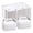 White, variant on 10/30pcs Kraft Paper Gift Box Containers Perfect for Packaging, Wedding, Party, Birthday Decorations and Small Business Supplies