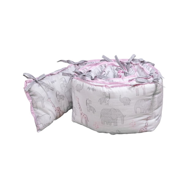 Protector Cuna PIPAPO Selva rosa 30 x 70 cm