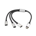 thumbnail image 1 of Cable divisor USB C macho a dos USB C hembra para cargadores de baterías externas tipo C K0T7, 1 of 5
