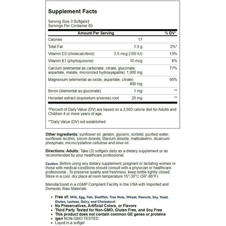 PHYTO-THERAPY Liquid Calcium 1000mg with Magesium, Softgels, 180 ea