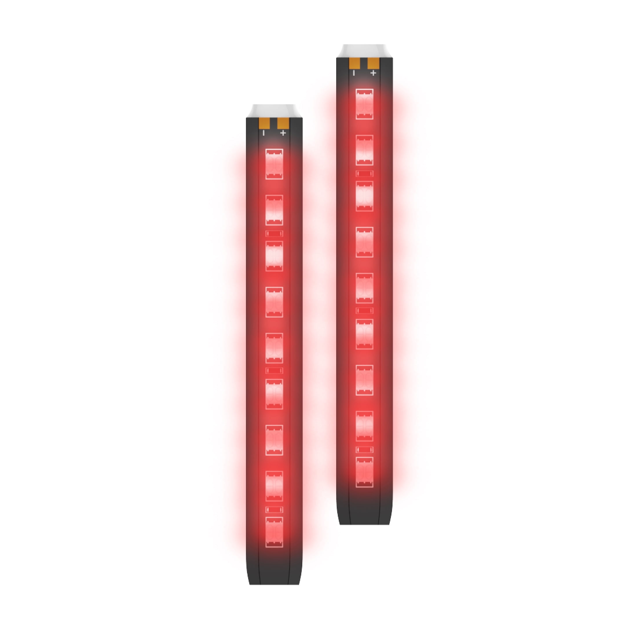 Ledeez LED Light Bar 2 Pack, Red, 5 inch Bars, USB Powered 65 inch