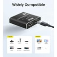 thumbnail image 6 of HDMI Switch 4K 120Hz,  8K HDMI 2.1 Switch Splitter 2 in 1 Out/1 in 2 Out, Aluminum Alloy Bi-Directional Switcher Support Ultra HD 8K@60Hz 4K@144Hz High Speed 48Gbps for PS4, PS5, Xbox Series X, 6 of 7