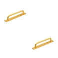 thumbnail image 2 of Riwesomey manija de los muebles aleación de aluminio perillas de hardware sin perforaciones mejora tiradores de puertas resistentes al desgaste hogar Oro/192mm 2piezas Riwesomey CBP384548, 2 of 5