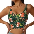 thumbnail image 2 of Picia Forest Squirrel Sports Bra for Women,Padded Strappy Sports Bras Medium Support Yoga Bra with Removable Cups,Running Yoga Bra-, 2 of 9