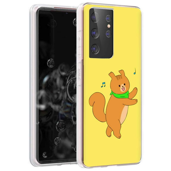 TalkingCase Slim Phone Case for Samsung Galaxy S21 Ultra 5G, S30 Ultra, (Not S21,S21+), Squirrel 1 Print, Lightweight,Flexible,Soft, USA