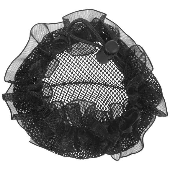 Luxshiny Hair Bun Net with Drawstring for Teens, Adjustable Fit, 1 Set