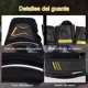 thumbnail image 4 of Guantes Protectores De Motocicleta Medio Dedo Moto De Kusek, 4 of 8