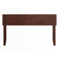 thumbnail image 1 of Pemberly Row Full Panel Solid Wood Headboard with USB Charger in Walnut, 1 of 10