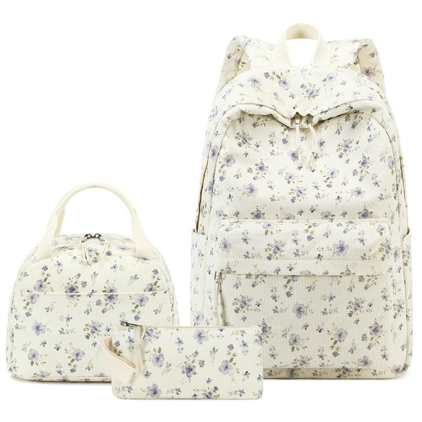 Set de Mochila Escolar BTOOP 3 en 1 Ligera para Niñas