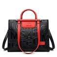 thumbnail image 3 of Bolso de mano de diseño de lujo para mujer, bolso de hombro de piel sintética de alta calidad a juego con colores, bolsos de mensajero de viaje con asa superior de gran capacidad, 3 of 5