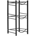 thumbnail image 4 of 5 Gallon Water Jug Holder Water Bottle Storage Rack, 3 Tiers, Black, 4 of 6
