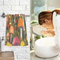 thumbnail image 7 of Yayeee 100% Cotton Hand Towels for Bathroom 16" x 28" Soft Absorbent Kitchen Towel, Vibrant Mushroom, 7 of 7
