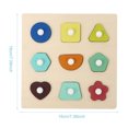 thumbnail image 3 of Miangastore 1 Set Puzzle Board Wooden Cartoon Matching Jigsaw Educational Toy for Kids, 3 of 8