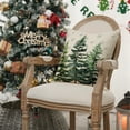 thumbnail image 3 of Sm:)e Winter Trees Snowflake Christmas Throw Pillow Cover 18 x 18 Inch, Holiday Cushion Case Decoration for Sofa Couch, 3 of 8