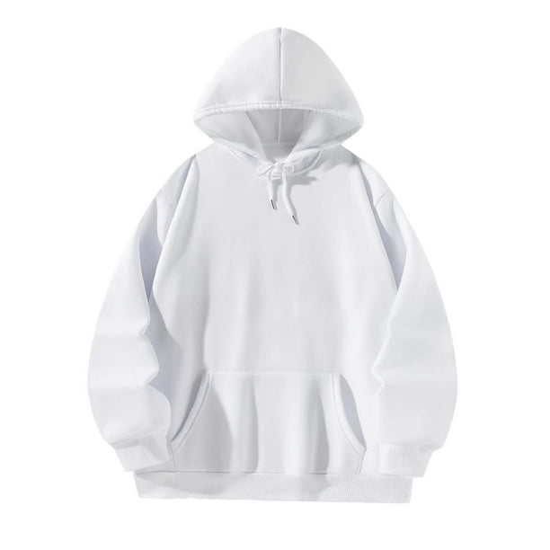 Sudadera con capucha y bolsillo para mujer, estilo informal, versátil, para uso en interiores M