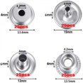 thumbnail image 2 of 25set 15mm Stainless Steel Snap Fastener Kit, Marine Grade Snap Fastener Stainless Steel Snap Buttons for  Sewing Leather Bags, 2 of 8