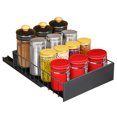 thumbnail image 2 of LYNK PROFESSIONAL® 10"W x 14"D Pull Out Cabinet Organizer, Slide Out Drawers for Kitchen Cabinets - Sliding Pull-Out Pantry Shelves – Home Shelf Organizers - Lifetime Ltd. Warranty, Black, 2 of 7