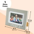 thumbnail image 3 of 4x6 and 5x7 Cousins Picture Frame, Cousins Word Attachment, White Beveled Mat (9x0.5x7.1 In, Gray), 3 of 10