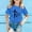 Blue, variant on Girls Tops And Tees for Kids Unisex Casual Graphic Short Sleeve Tee With Print For Everyday Play And School