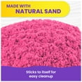 thumbnail image 5 of Kinetic Sand, 2lbs Pink Play Sand, Moldable Sensory Toys for Kids, Resealable Bag (Packaging May Vary), for Ages 3 and up, 5 of 9