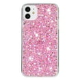 thumbnail image 4 of Allytechgroup Glitter Bling Case Compatible with Apple iPhone 12 Pro Max for Girls Women, Slim Fit Soft TPU Back Cover Anti-Scratch Bumper Shockproof Phone Case for iPhone 12 Pro Max, Pink, 4 of 5