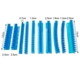 thumbnail image 3 of 10Pcs Glue Tabs Nylon Blue Car Dent Repair Tool New Large Pits Resistant To High-Strength Puller, 3 of 9