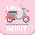 thumbnail image 4 of Inktastic Gotta Scoot Cute Scooter Girls Baby Bib, 4 of 4