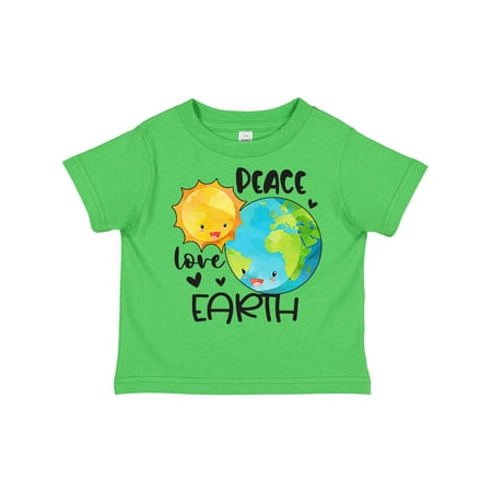 

Inktastic Earth Day Peace Love Earth Boys or Girls Toddler T-Shirt