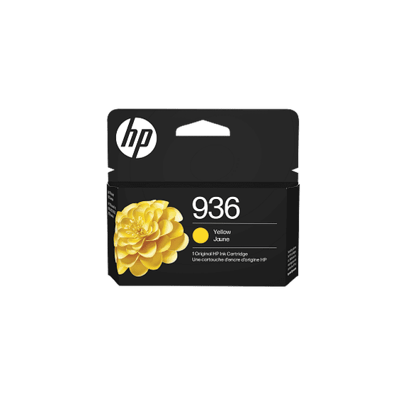 HP 936 Yellow Original Ink Cartridge, ~800 pages, 4S6V1LN