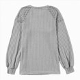 thumbnail image 6 of Towmus Womens Fall Long Sleeve Tunic Tops Lace Patchwork Blouses Pullover Sweaters Casual Crew Neck Dressy Shirts, 6 of 6