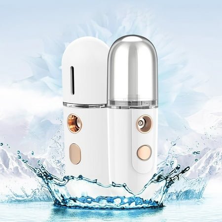 

RWVBM Small Spray Hydrating Instrument Portable Hydrating Device Humidifier Handheld Cold Spray Hydrating Spray for Personal and Home Use Humidifiers Yard & Cleaning Supplies(White)