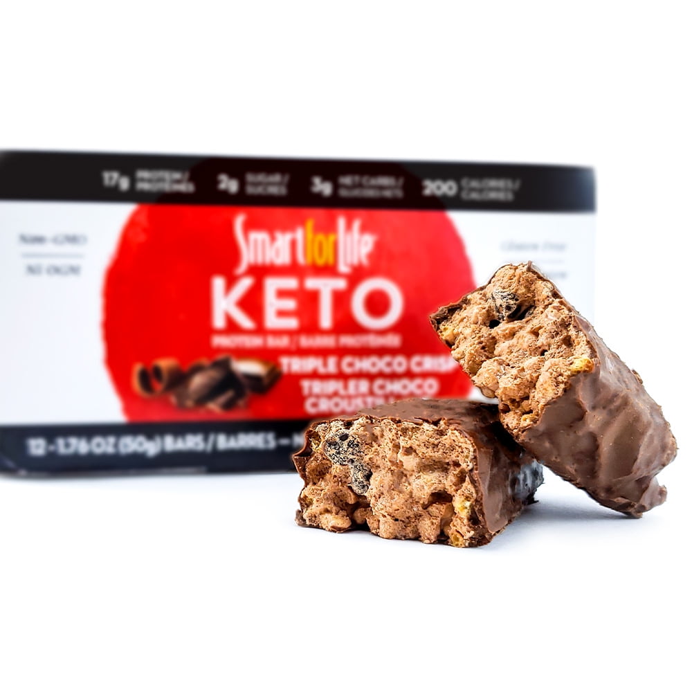 Smart For Life Keto Triple Chocolate Protein Bar 12 Ct