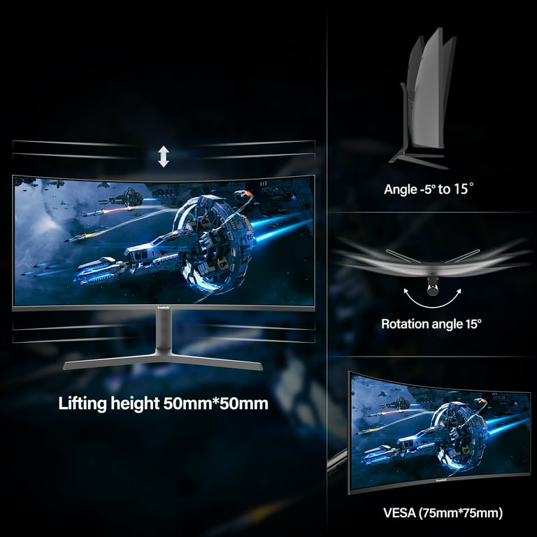 240hz Gaming Monitor Raywego 34 Inch Ultrawide Curved Computer Gaming ...