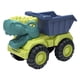 thumbnail image 1 of Dinosaurios de plástico Transporte de coches Dinosaurios Coche Juguetes Niños Juguetes de simulación Dinosaurio Camión de la basura, 1 of 5