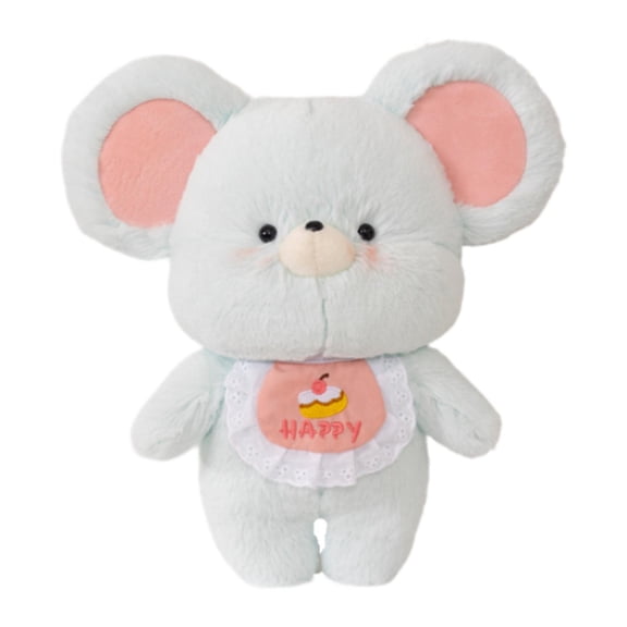 LeeQinersw 11.81" Cute Mouse Plush Doll Lovely Hug Stuffed Animal Home Decor Stuffed Figure Light Blue