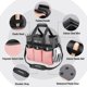 thumbnail image 3 of Bolsa para herramientas de jardín WORKPRO Heavy Duty con 10 bolsillos, color rosa, 3 of 7
